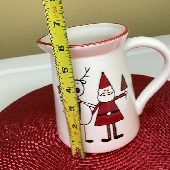 NWOT Holiday Hoopla Reindeer With Santa Pitcher - Picture 6 of 8